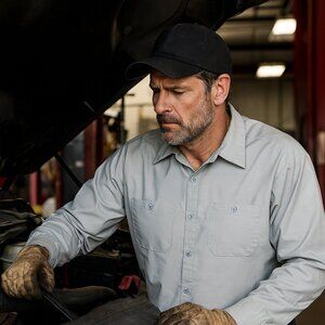 Red Kap SP14 Men's Industrial Long Sleeve Work Shirt XXL Gray